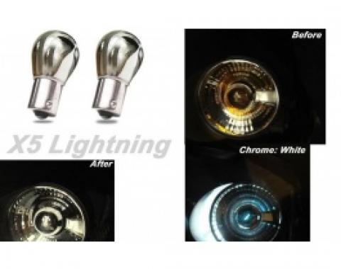 Light Bulbs, 1157, Chrome X5 Lightning White Silver Stealth