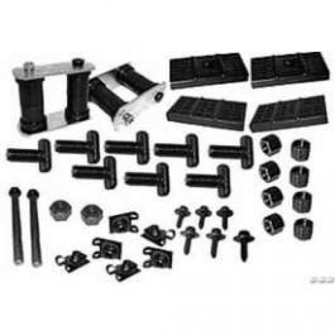 Nova Mono Leaf Spring Mounting Kit, 1968-1979