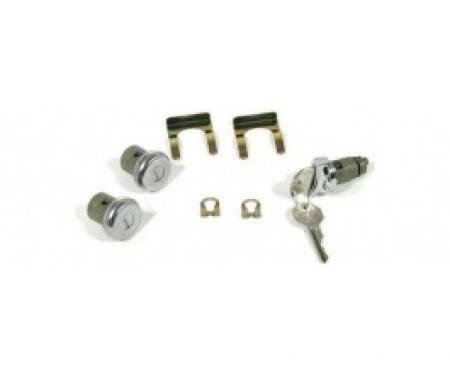 ChevyII-Nova Lock Set, Ignition & Door, With Original Style Keys, 1962-1964