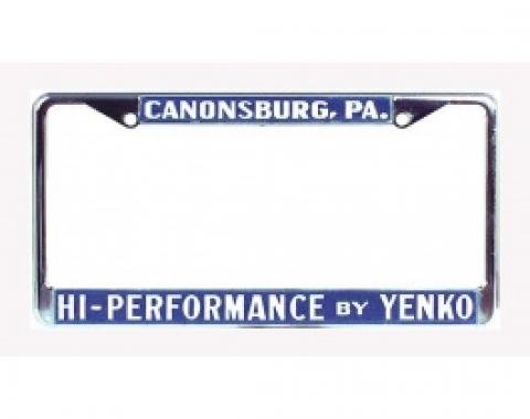 Nova Yenko License Frame, High Performace By Yenko