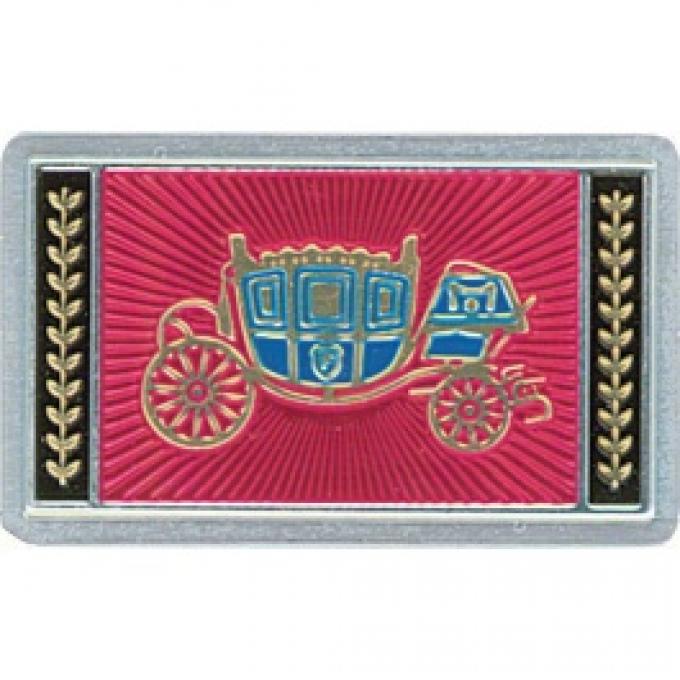 Nova Emblem, Seat Belt Buckle, Deluxe, 1965-1966