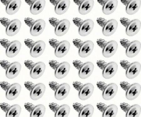 Nova Screw Set, Wheel Well Molding, 1962-1972