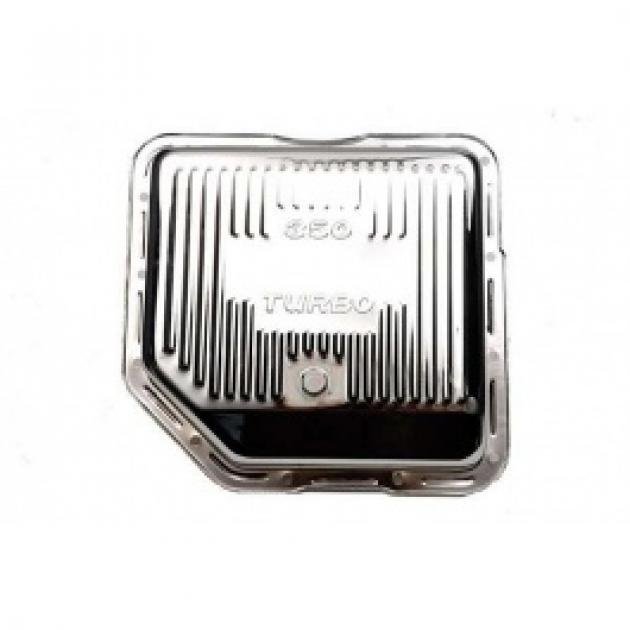Nova Automatic Transmission Oil Pan, Turbo HydraMatic 350 (TH350), Chrome, 19671979 Classic Nova