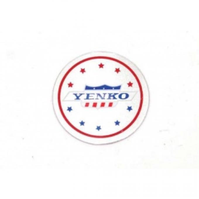 Nova Wheel Ornament Decal, Yenko, 1968-1970