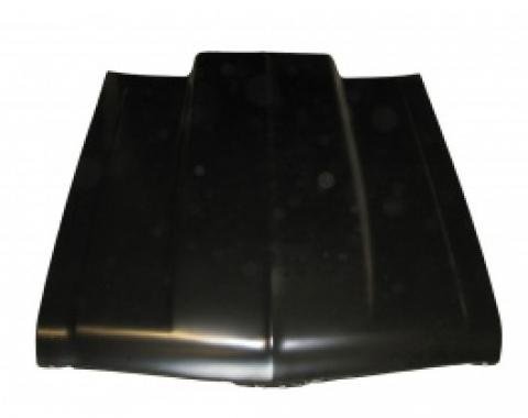 Nova Hood, Cowl Induction, Steel, 1968-72 2" cowl