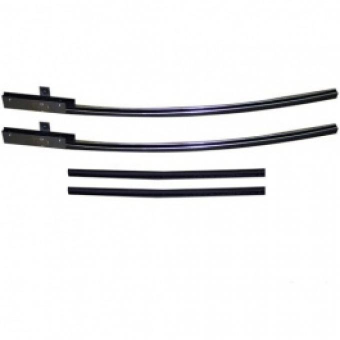 thumbnail image 2 of 1968-1972 Chevy II Nova Quarter Window Channel Kit With Guides - By WGCINC, Part QGG-68 2 of 6