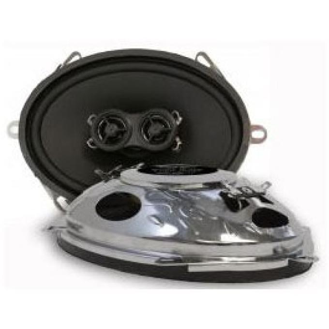 Nova Speaker, Dash, 5 X 7, Dual Voice Coil, With Mounting Bracket, With Air Conditioning, 1968-1976