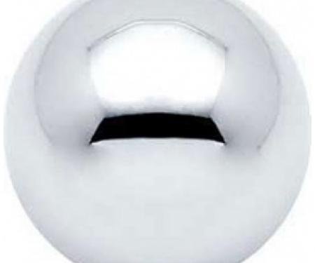 Nova Shift Knob, 4 Speed, Chrome, 3/8-16 Thread, 1962-1979