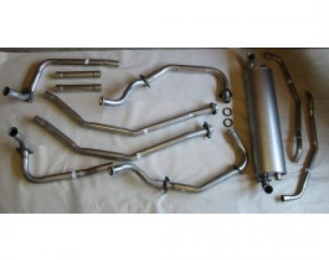 Chevy II - Nova Dual Exhaust System For V8, Aluminum, 1968-1974