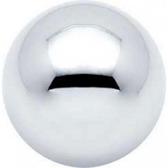 Nova Shift Knob, 4 Speed, Chrome, 3/8-16 Thread, 1962-1979