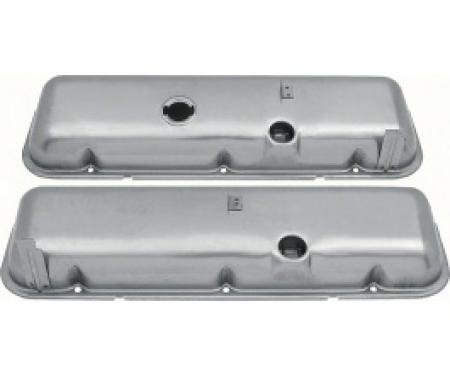 Nova Valve Covers, Unfinished, Big Block, Without Power Brakes, 1967-1972