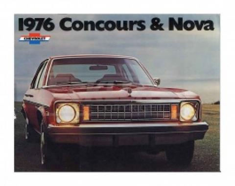 Nova And Concours Sales Brochure, 1976