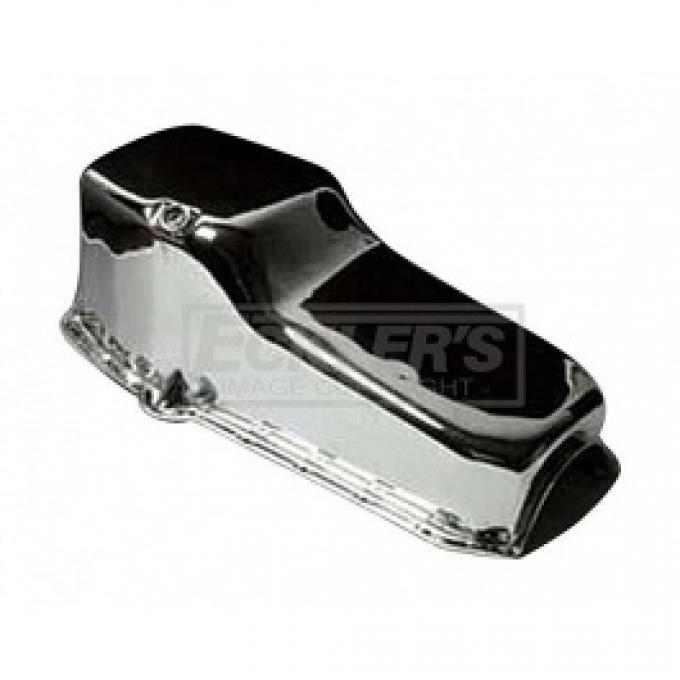 Nova Engine Oil Pan, Small Block, Chrome, 1970-1979