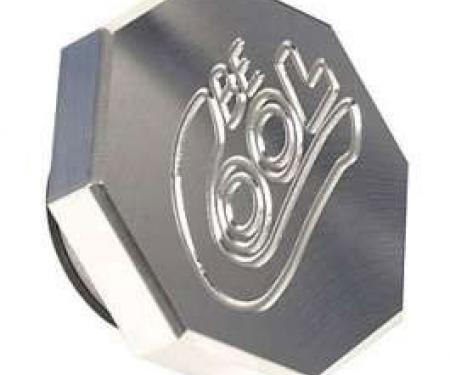 Nova Radiator Cap,Be Cool,Billet,Octogan,Polished Finish