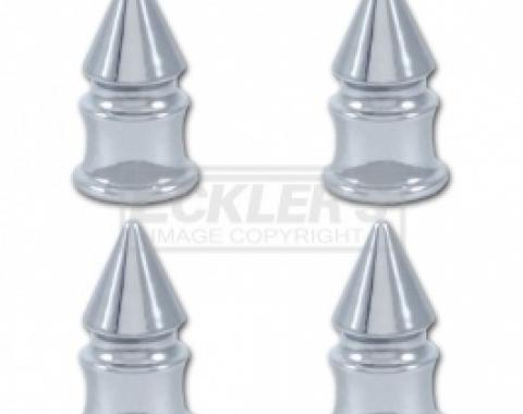 Nova Valve Stem Caps, Chrome Spike, 1962-1979