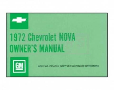 Nova Owner's Manual, 1972