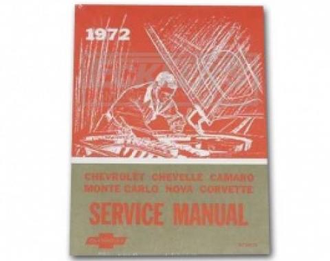 Nova Chassis Service Shop Manual, 1972