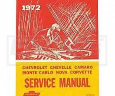 Nova Fisher Body Service Manual, 1972