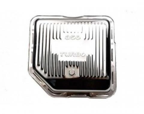 Nova Automatic Transmission Oil Pan, Turbo Hydra-Matic 350 (TH350), Chrome, 1967-1979