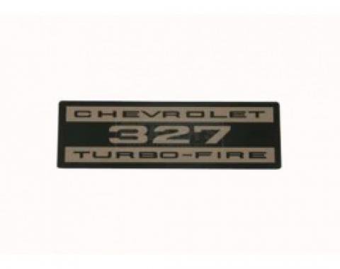 Nova and Chevy II Valve Cover Decal, 327 Turbo-Fire, 1965