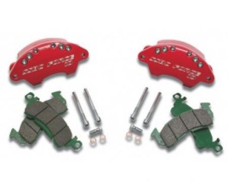 Nova Brake Calipers, 38mm Duel Piston, With High Performance Pads, For Power And Non-Power, Black, 1968-1974
