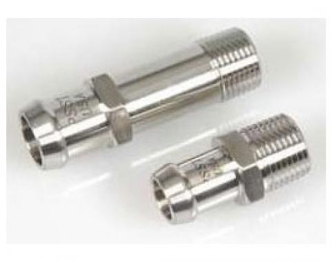 Nova Heater Hose Fitting Set, Small Block, Hex Head, Stainless Steel, 1967-1968