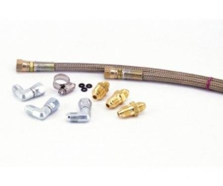 Nova Rack And Pinion Power Steering Hose Kit, For Original Style Pump, 1968-1974