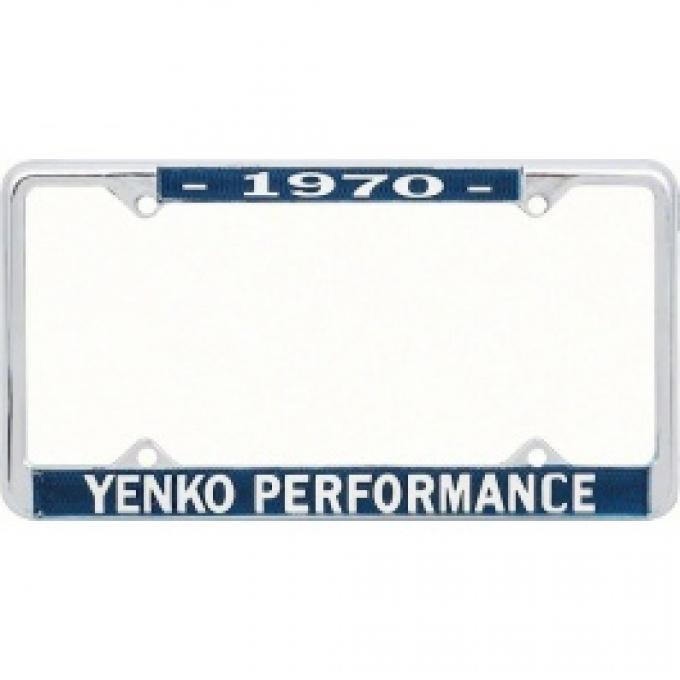 Nova License Frame, Yenko, 1970