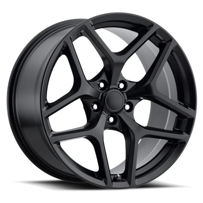 Factory Reproductions FR 27f &ndash; Z28 Camaro Replica Flow Form Wheels 20x9 5x120 +27 HB 66.9 Camaro Z28 Flow Form Satin Black with Cap 27090272003F