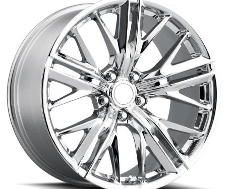 Factory Reproductions FR 28 &ndash; ZL1 Camaro Replica Wheels 20x10 5x120 +32 HB 66.9 2017 ZL1 Style 28 Chrome with Cap 28010322001