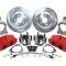 Classic Performance Corvette Style Front Disc Brake Spindle Wheel Kit with C7 Hubs & 2" Drop Spindles, 1964-74 GM A-F-X Bodies 6474SWBK-DC7R