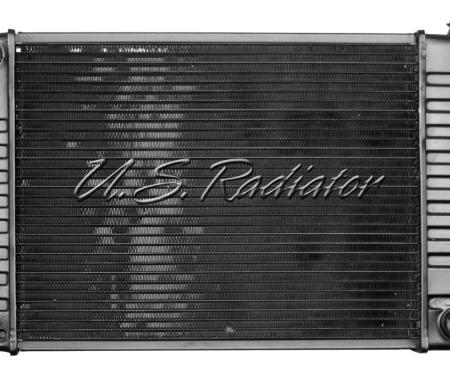 Nova And Chevy II US Radiator, Copper And Brass, High Efficiency, For Cars With Big Block 396CI, Manual Transmission, Four Row, 1968-1971