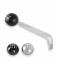Hurst Billet Shift Knob, 6-Speed Pattern, Matte Black 163600HST