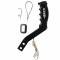 Hurst Nitro Stick Shift Handle, 12V Switch, Anodized Black 5381001