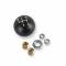 Hurst Billet Shift Knob, 6-Speed Pattern, Matte Black 163600HST