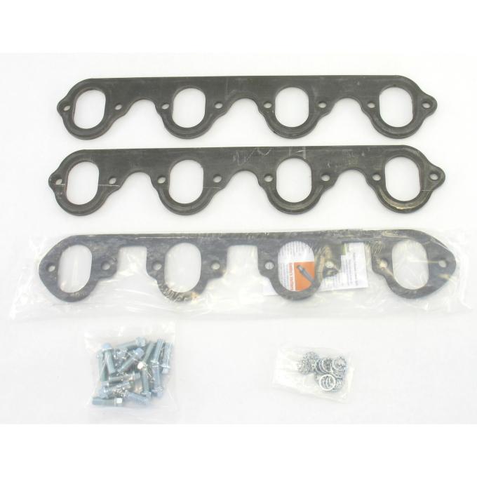 Patriot Exhaust Ford 429-460 Engines, Heavy Duty 3/8" Header Flange Kits, 2" Tube Diameter, Oval Port Shape H7850