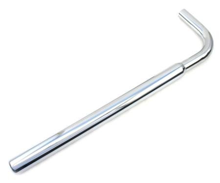 Patriot Exhaust Bellflower Chrome Street Rod Exhaust Tip, 39" Length / 1 7/8" Inlet Diameter / 2 1/2" Outlet Diameter H1532