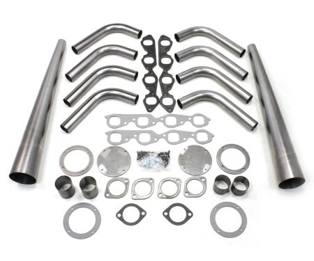 Patriot Exhaust Big Block Chevy, Lakester Weld-Up Header Kit, 4" Collector Diameter H8004