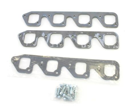 Patriot Exhaust Ford Boss 302 and 351C with 4BBL Cylinder Head Engines, Heavy Duty 3/8" Header Flange Kit, 2" Tube Diameter, SAP Port Shape H7845