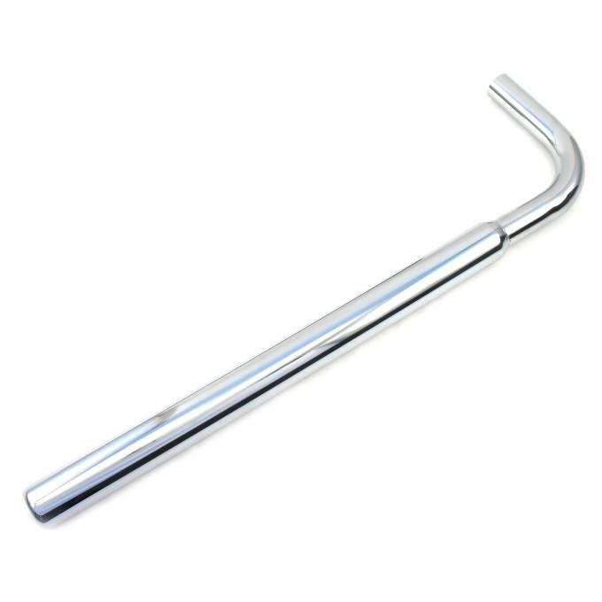 Patriot Exhaust Bellflower Chrome Street Rod Exhaust Tip, 39" Length / 1 7/8" Inlet Diameter / 2 1/2" Outlet Diameter H1532