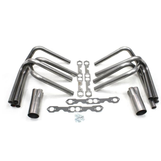 Patriot Exhaust Chevy Small Block Engines, Sprint Style Weld-Up Kits, 1 5/8" Tube Diameter / 3" Collector Diameter H8007