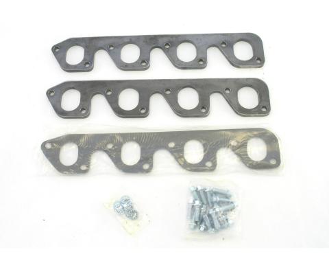 Patriot Exhaust Ford 351C with 2BBL Cylinder Heads & 351-400M Engines, Heavy Duty 3/8" Header Flange Kit, 1 3/4" Tube Diameter, Oval Port Shape H7844