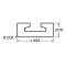 Race Ramps 6 VersaTie Recess-Mounted Track with Square Edge (Series 2) 220072