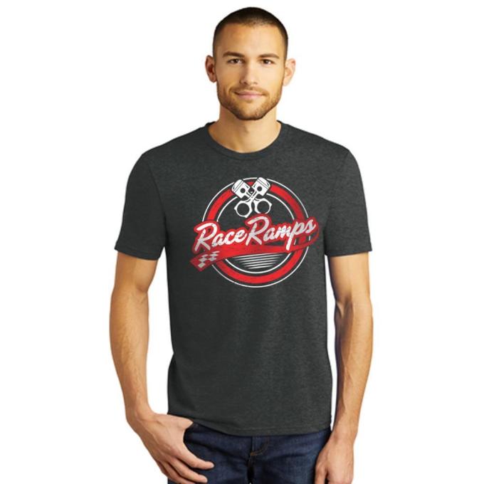 Race Ramps Circular Piston Logo Mens Short Sleeve Crew Neck T-Shirt - Large RR-BFSS03-M-L
