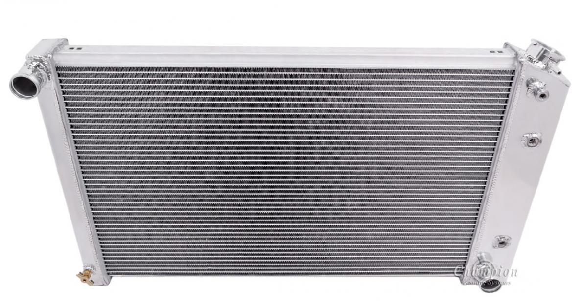 Cardinals Radiator Champion Cooling 2 Row All Aluminum Radiator Made With Aircraft Grade ...