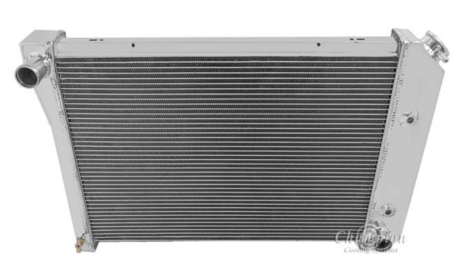 Champion Cooling 2 Row with 1" Tubes All Aluminum Radiator Made With Aircraft Grade Aluminum AE412