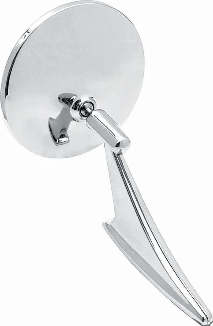 AMD Door Mirror, Round with Ribbed Base, LH or RH, Camaro Chevelle Nova K-3909197