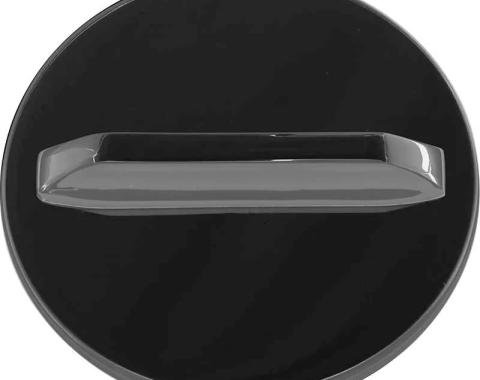 AMD Gas Cap, Vented, Black with Chrome Handle, 62-64 Chevy II X888-3062-B