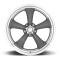 American Racing 20x8 VN215 Classic Torq Thrust II Gray/Machined 5x5 bolt 4.5" back 308152