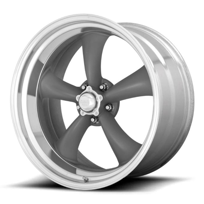 American Racing 20x8 VN215 Classic Torq Thrust II Gray/Machined 5x5 bolt 4.5" back 308152